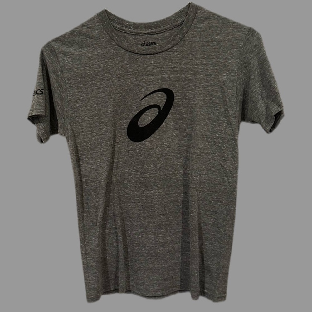 ASICS Heather Gray Short Sleeve Tee
